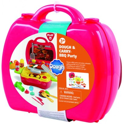 โดว์กระเป๋าหิ้วเซ็ตบาร์บีคิว Dough &amp; Carry - BBQ Party  (รุ่น 8815) ยี่ห้อ PLAYGO