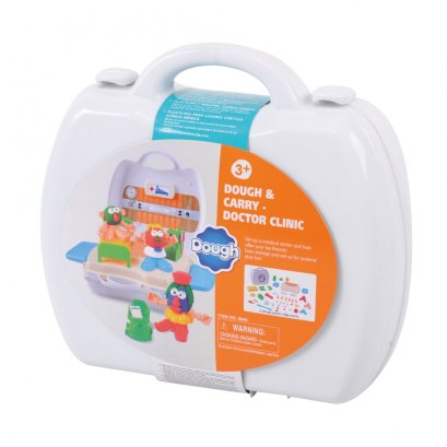 โดว์กระเป๋าหิ้วเซ็ตคลีนิคหมอ Dough &amp; Carry - Doctor Clinic (รุ่น 8840) ยี่ห้อ PLAYGO