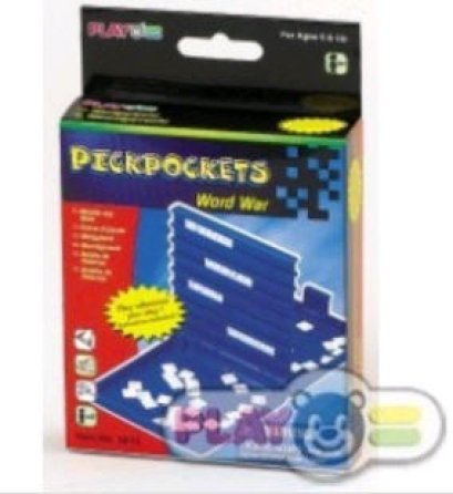 ชุดเกมส์เสริมทักษะ เซ็ตปริศนาอักษรไขว้ Pick Pockets - Word War  (รุ่น 9013) ยี่ห้อ PLAYGO