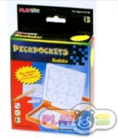 ชุดเกมส์เสริมทักษะเซ็ตชุโดคุ Pick Pockets - Sudoku (รุ่น 9019) ยี่ห้อ PLAYGO