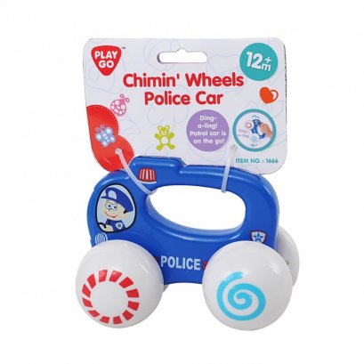 รถตำรวจล้อเขย่า CHIMIN' WHEELS - POLICE CAR (รุ่น 1666) ยี่ห้อ PLAYGO