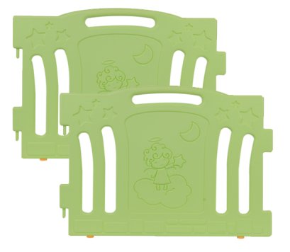 ผนัง คอกกั้น รุ่น Azang  (ผนังx2แผ่น) ขนาด 91*65 ซม. สี GREEN ยี่ห้อ EDU Play