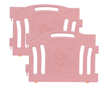 ผนัง คอกกั้น รุ่น Azang  (ผนังx2แผ่น) ขนาด 91*65 ซม. สี PINK ยี่ห้อ EDU Play