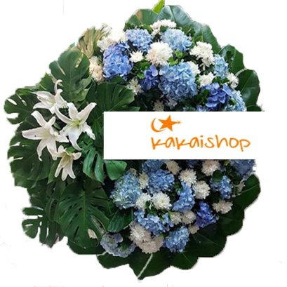 พวงหรีดดอกไม้สด  วารุณี