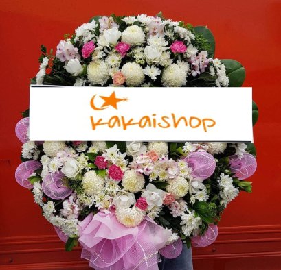 พวงหรีดดอกไม้สด ปิยรัตน์