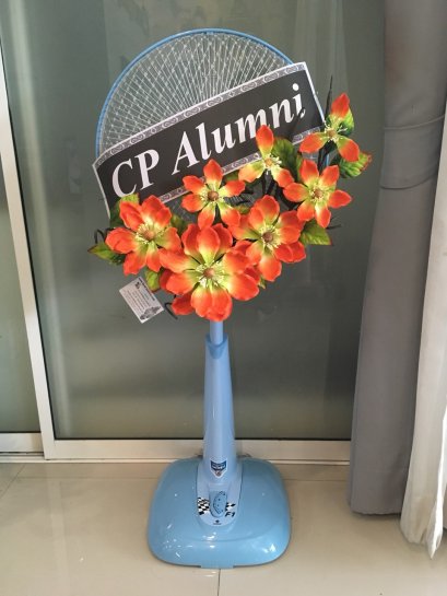 พวงหรีดพัดลม วาซากิ  16 นิ้ว