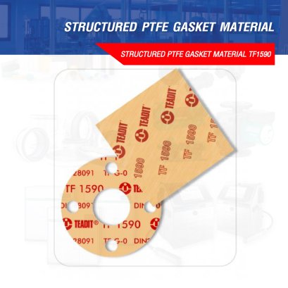 STRUCTURED PTFE GASKET MATERIAL