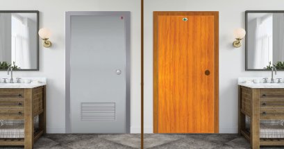 ประตู PVC ตราสิงโต