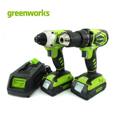 DRILL/DRIVER 24V COMBO KIT INCLUDING 2x2AH BATTERIES AND CHARGER