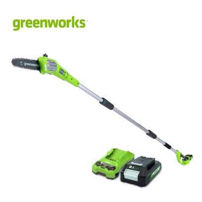 POLE SAW 24V INCLUDING BATTERY (2AH) AND CHARGER
