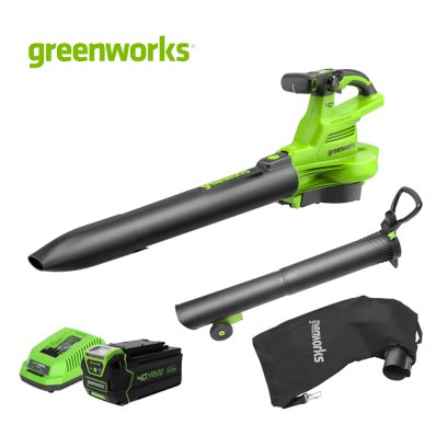 LEAF BLOWER / LEAF VACUUM 40V INCLUDING BATTERY AND CHARGER