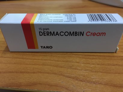 H381 DERMACOMBIN CREAM  TREAT SKIN INFECTION 15 G.