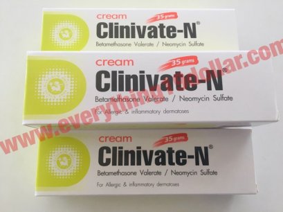 W015 WHOLESALE 12 TUBES  SIZE 35 G. CLINIVATE-N Cream Allergic Dermatitis