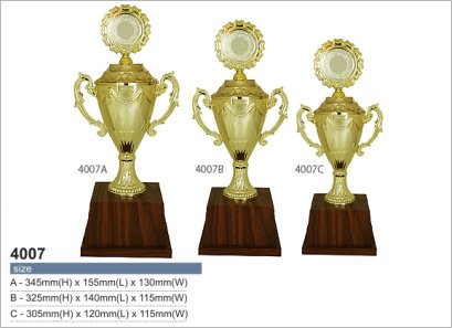 ถ้วยรางวัลโทรฟี่  รหัส 4007