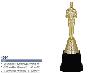 ถ้วยรางวัลโทรฟี่ รหัส 4091