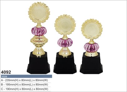 ถ้วยรางวัลโทรฟี่  รหัส 4092