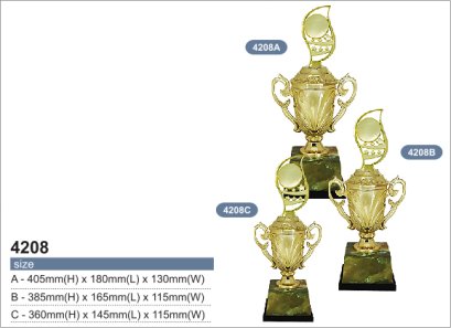 ถ้วยรางวัลโทรฟี่ รหัส 4208