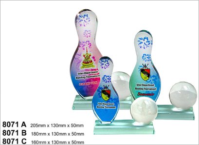 โล่คริสตัล สินค้า รหัส 8071