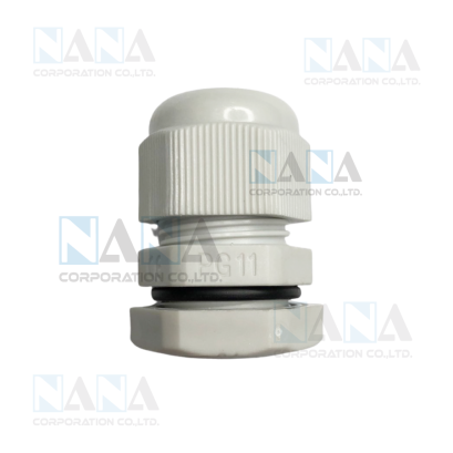 PG11 เคเบิ้ลแกลนด์เกลียวล็อค  สีเทา กันน้ำกันฝุ่น,  R&R