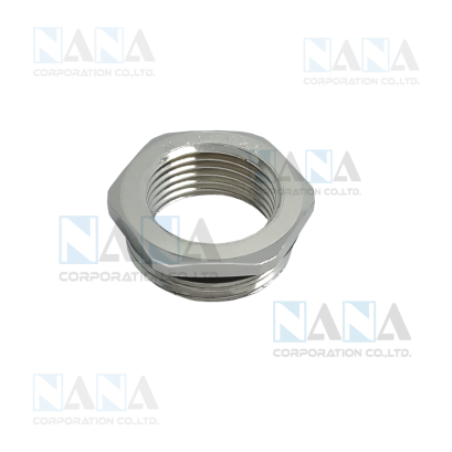 RMR M25/M20 Metal Reducer, Nickel Brass reducer with oring