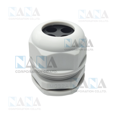Multi-Hole Nylon Cable Gland, RNA-M32H4-0809LG, R&R Cable Gland