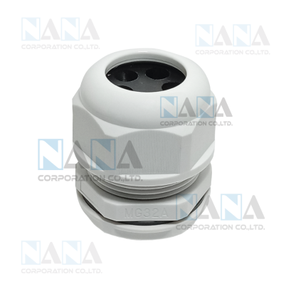 Multi-Hole Nylon Cable Gland, RNA-M32H5-0608LG R&R Cable Gland