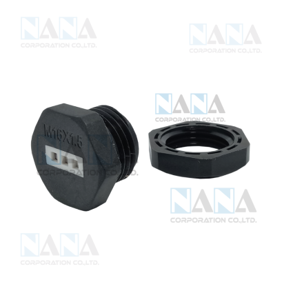 RNVT-M16BK R&R Plastic Breathable Valve , Cable Gland Accessoris อุปกรณ์เสริมเคเบิ้ลแกลนด์
