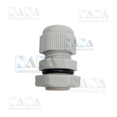 PG7 เคเบิ้ลแกลนด์เกลียวล็อค สีเทา กันน้ำกันฝุ่น R&R