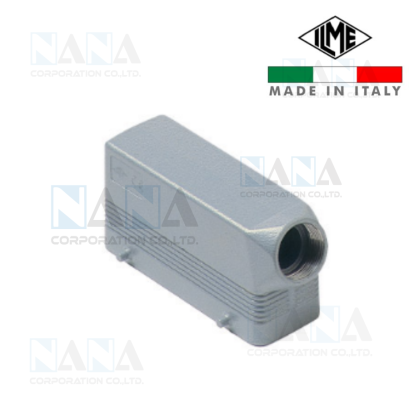 คอนเนคเตอร์เหลี่ยม CHO 24, Hood, C-TYPE series, with 4 pegs, Pg21 side cable entry, size "104.27"