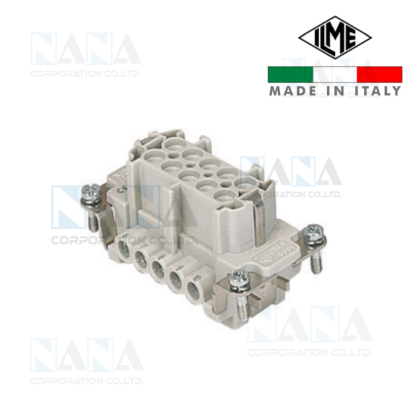 CNEF 10 T,Female insert, CNE series, screw terminal connection, 10 poles + PE, 16 A