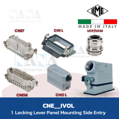  CNE__IVOL, ILME Complete Set, Industrial Multipole connectors, ILME