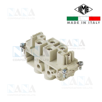 คอนเนคเตอร์เหลี่ยม CXF 4/0, ILME Multipole Connector, Female insert, CX series