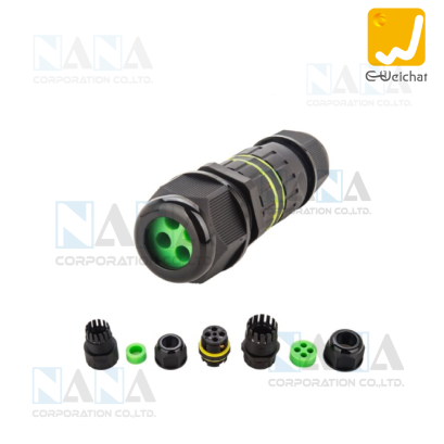 คอนเนคเตอร์กันน้ำ Weichat EW-M25-3T/4T/5T 1 in 4 out wire splitting connector IP68 