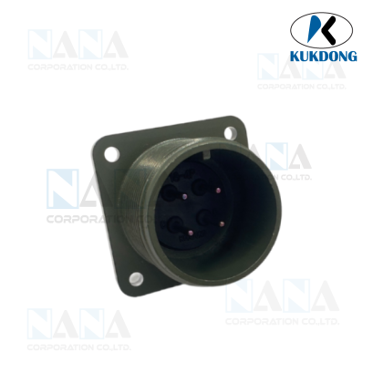 KUKDONG KD3102A18-4P, Recept/Male,13A, 4Pin, Circular Connector, Made in Korea