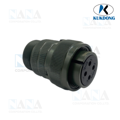 KD3106A18-4S, KUKDONG Circular Connector, 4Pin, 13A, Made in Korea