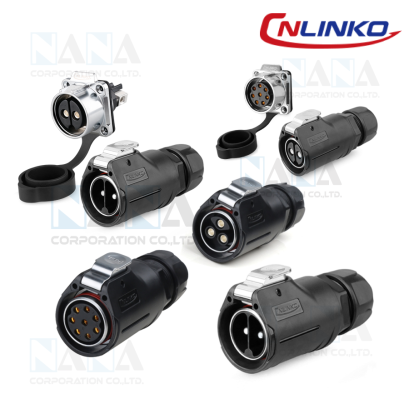 LP-28 Cnlinkko Power Connector  IP65/IP67 คอนเนคเตอร์ไฟฟ้ากันน้ำ