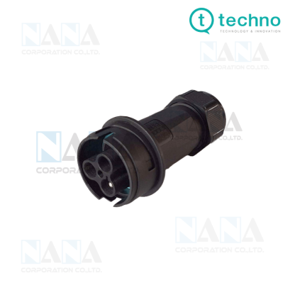Plug Connector 3p 4MMQ D10-16.5