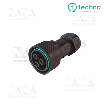 Socket Connector 3p 4MMQ D10-16.5 IP66/IP68