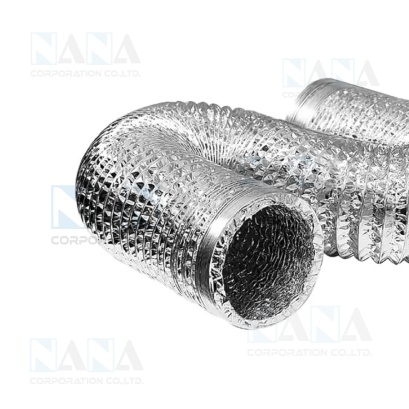 ALUMINUM FOIL AIR HOSE 2PLY  ท่ออลูมิเนียมฟอยด์