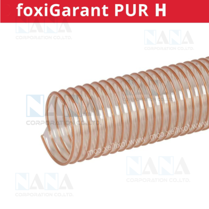 foxiGarant PUR H PU Spring Flexible Duct Hoses ท่อสำหรับงานดูด/ส่ง/เป่า เม็ดพลาสติก,หิน,ทราย