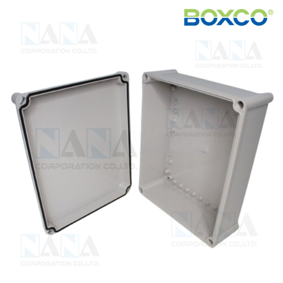 BOXCO BC-AGS-283413 กล่องพลาสติกกันน้ำฝาทึบ ABS Plastic Enclosure,Clear Cover, S Series Medium size 