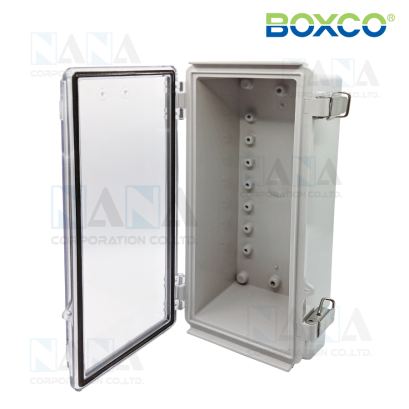 BC-ATP-112610 P-series BOXCO กล่องพลาสติกฝาใสกันนำกันฝุ่น ABS Plastic Enclosure Boxes
