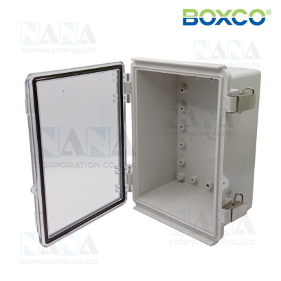 BC-ATP-131810 P-series BOXCO กล่องพลาสติกฝาใสกันนำกันฝุ่น ABS Plastic Enclosure Boxes