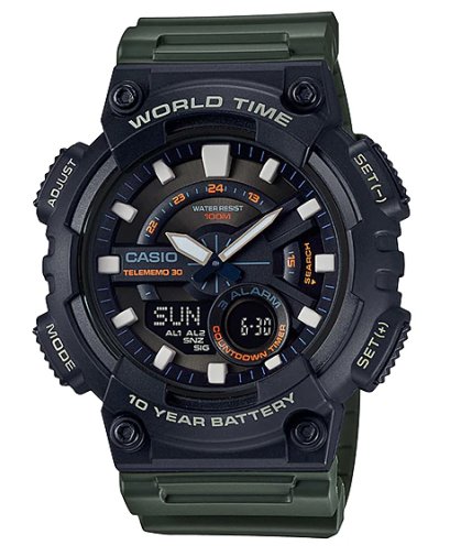 นาฬิกา Casio 10 Year Battery AEQ-110W-3A