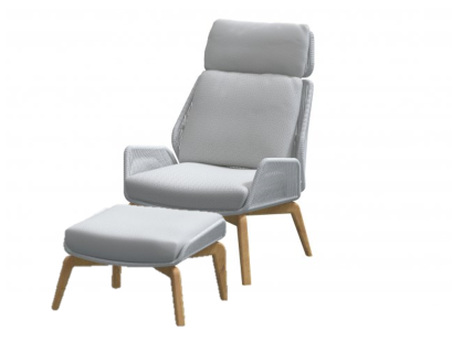 CARTHAGO living chair frozen with 2 cushions