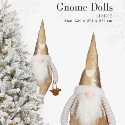 Gnome Dolls Christmas Gold