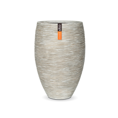 OFI 1138 แจกัน ELEGANT DELUXE RIB (สีขาว)