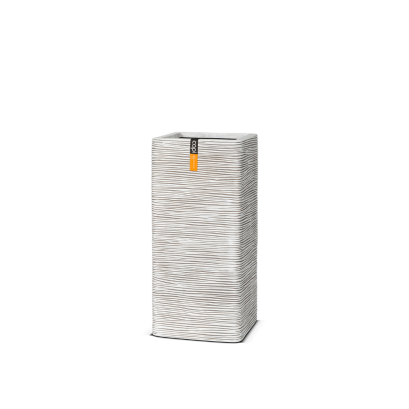 OFI 951 กระถาง RECTANGULAR RIB (สีขาว)