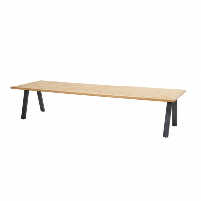 AMBASSADOR LOW DINING TABLE -ANTHRACITE