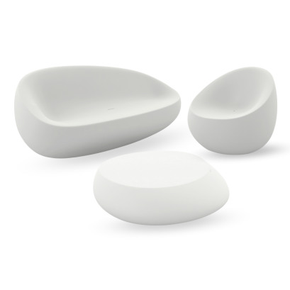 STONE LOUNGE - WHITE